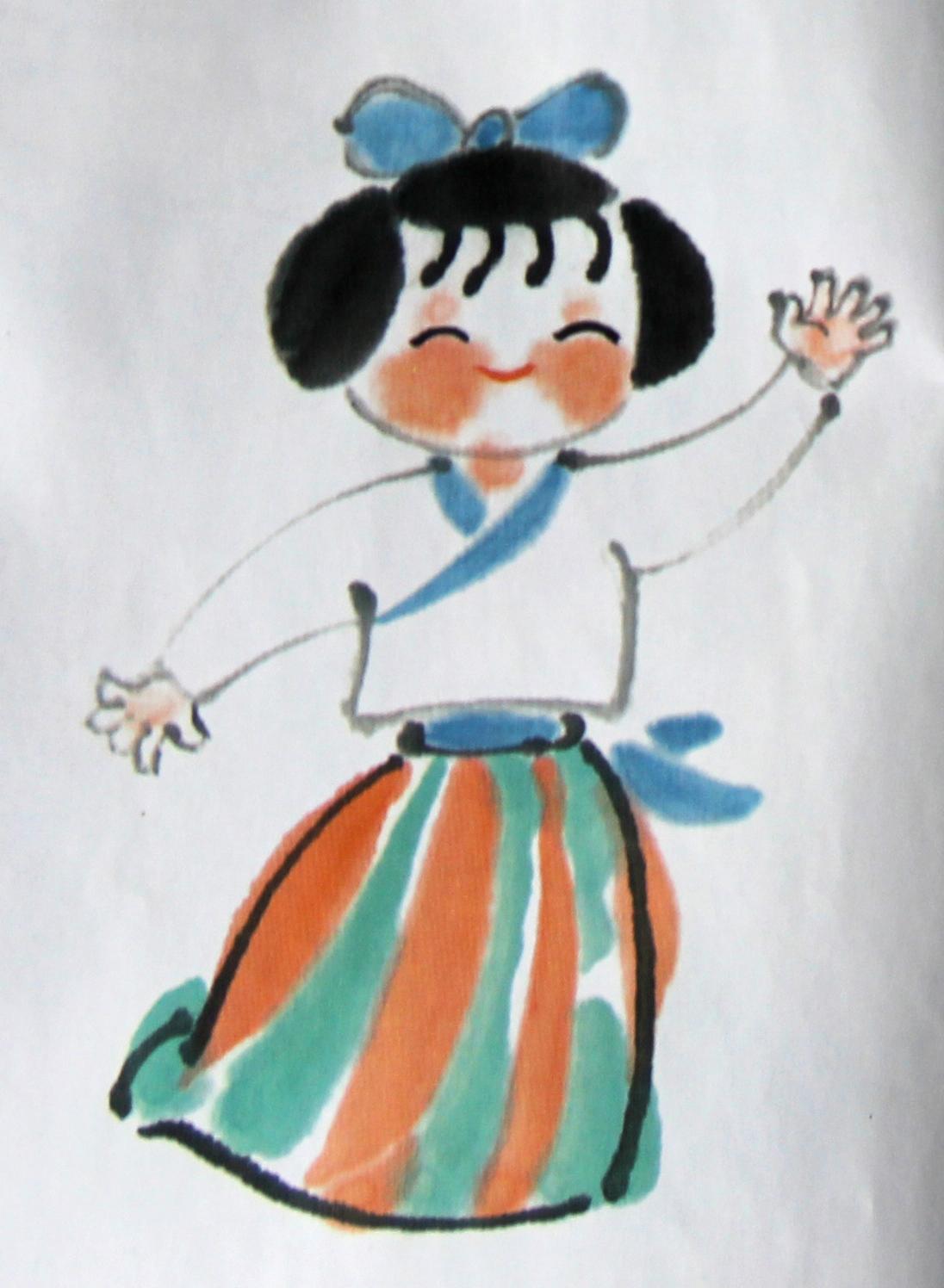 最新幼儿画，小明的彩色世界与友情纽带展现魅力风采